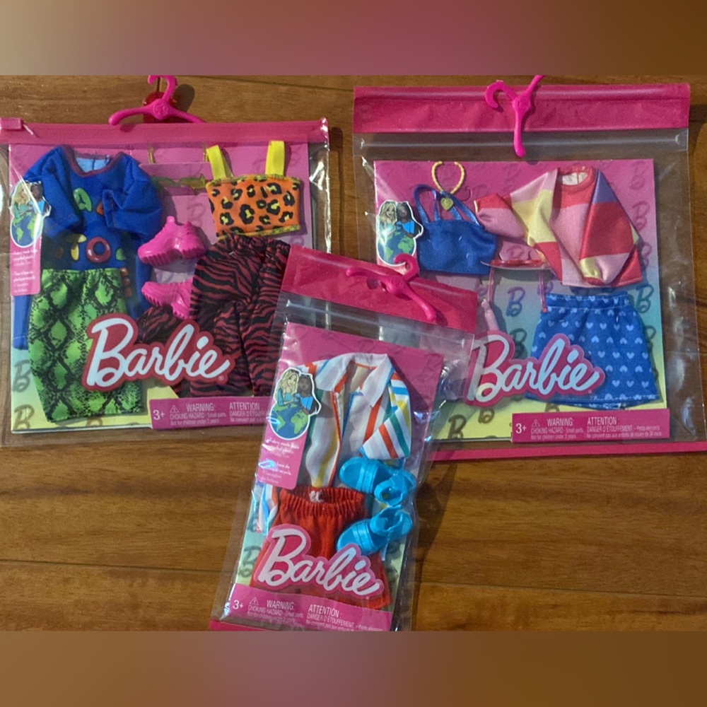 BNIB Barbie Kids Fashion Accessory Set x 3